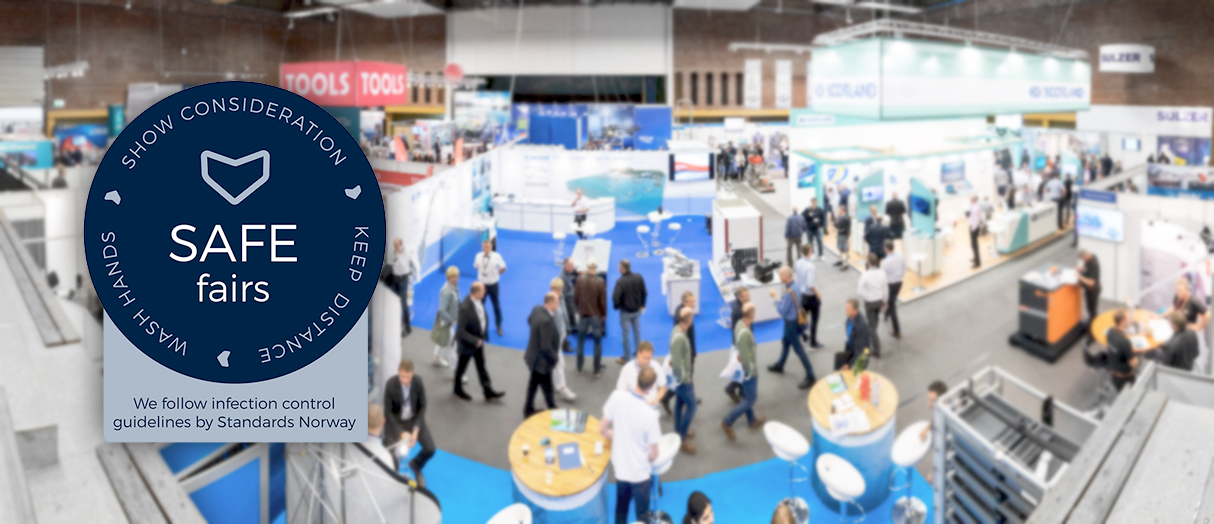 Safe participation – Aqua Nor follows infection control guidelines for trade fairs