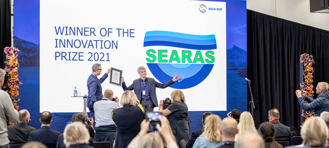 SeaRAS winner of the Nor-Fishings Foundation Innovation Award 2021