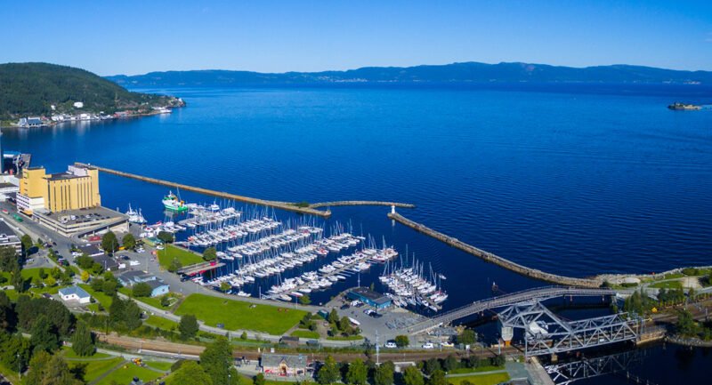 Image of Skansen Harbour in Trondheim.